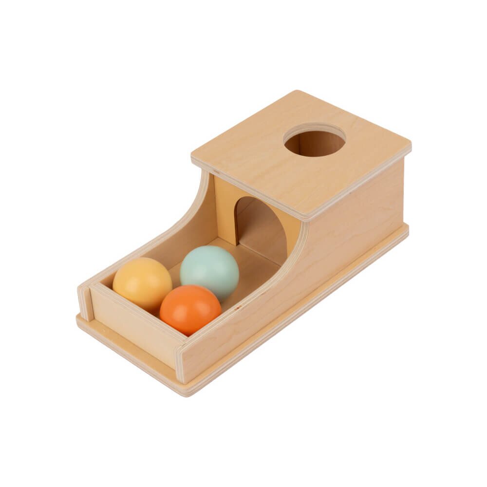INSPIO Dlouhý box Montessori box s míčem pro děti