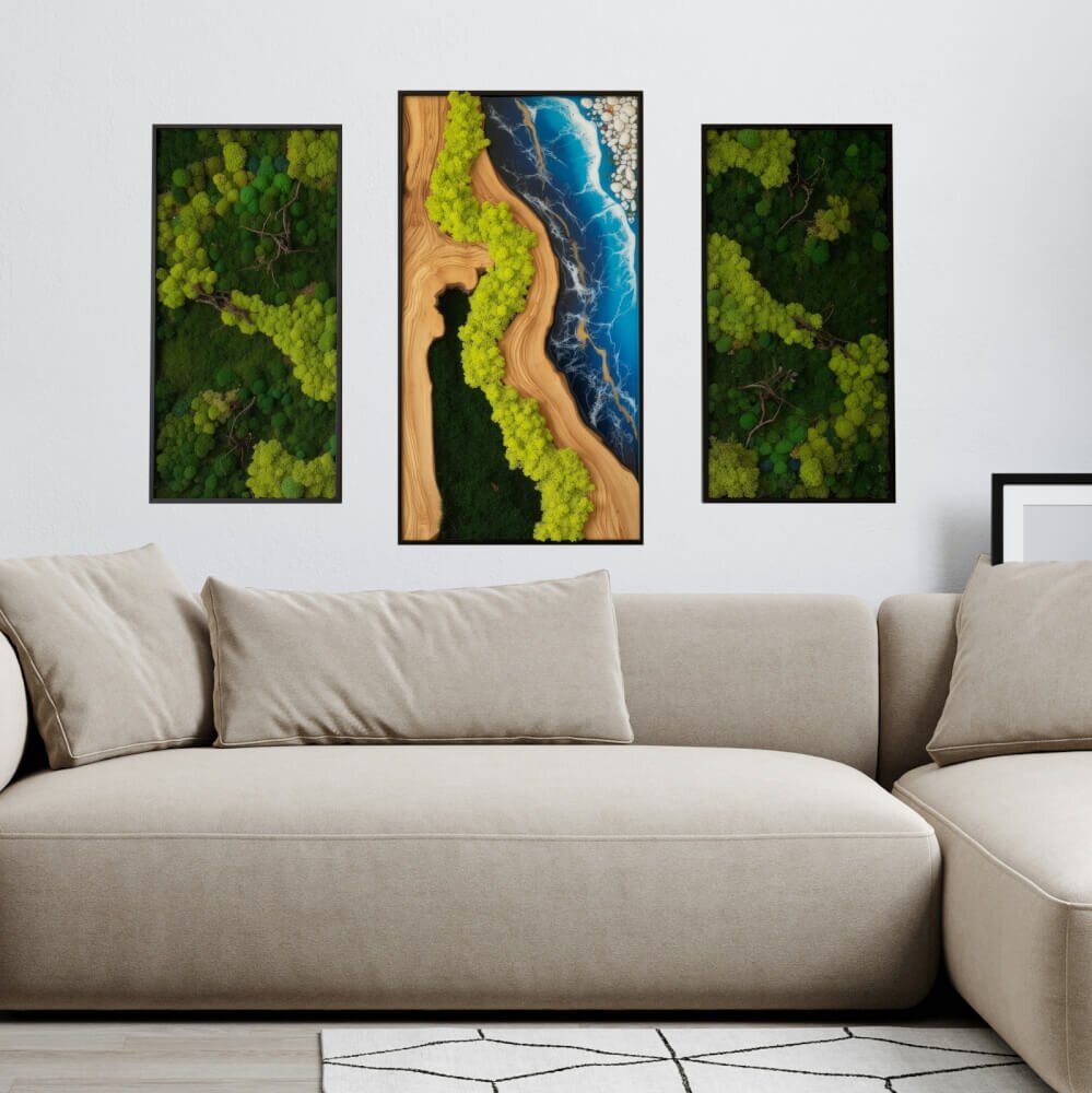 INSPIO Moderní dekorace na zeď - Epoxidový kontrast