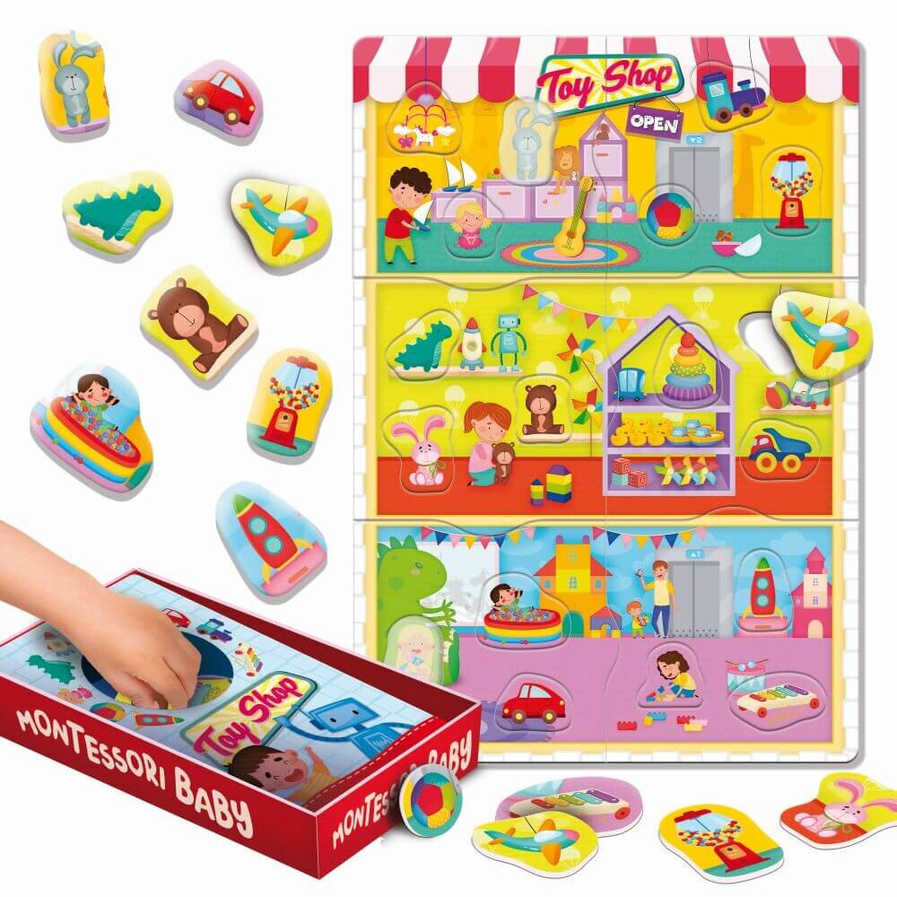 INSPIO MONTESSORI BABY BOX TOY SHOP - Vkládací hračky