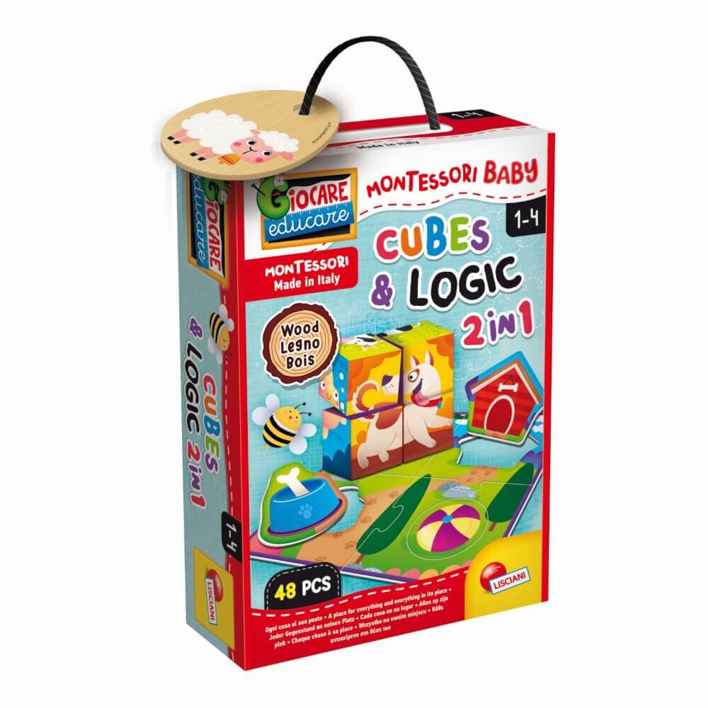 INSPIO MONTESSORI DŘEVĚNÉ KOSTKY A LOGIKA