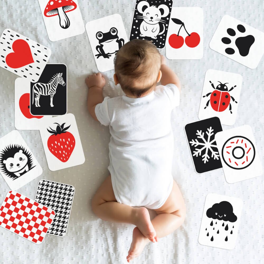 INSPIO Montessori kontrastní karty pro děti