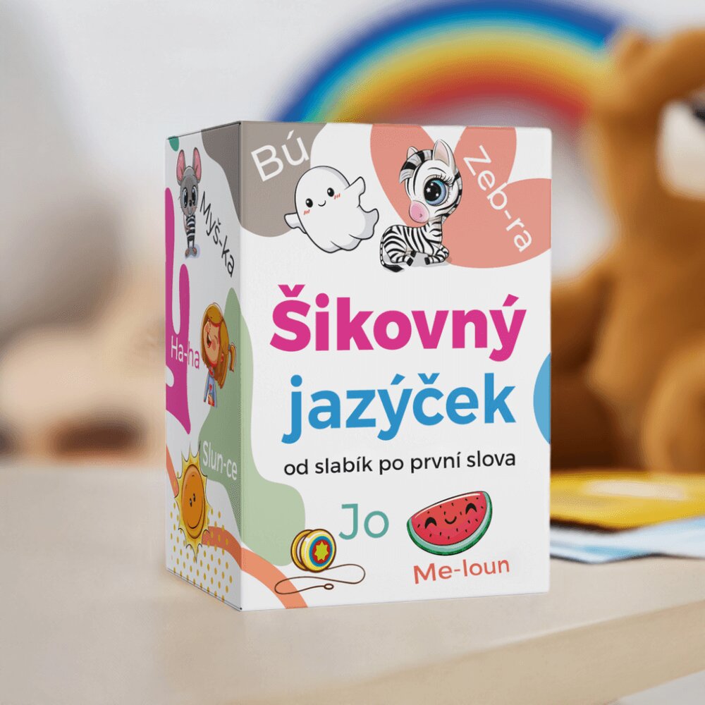 INSPIO Montessori senzorická vizuální hračka 157 karet