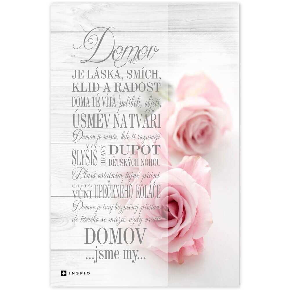 INSPIO Motivační obraz - Pro tvůj den .. tulipány