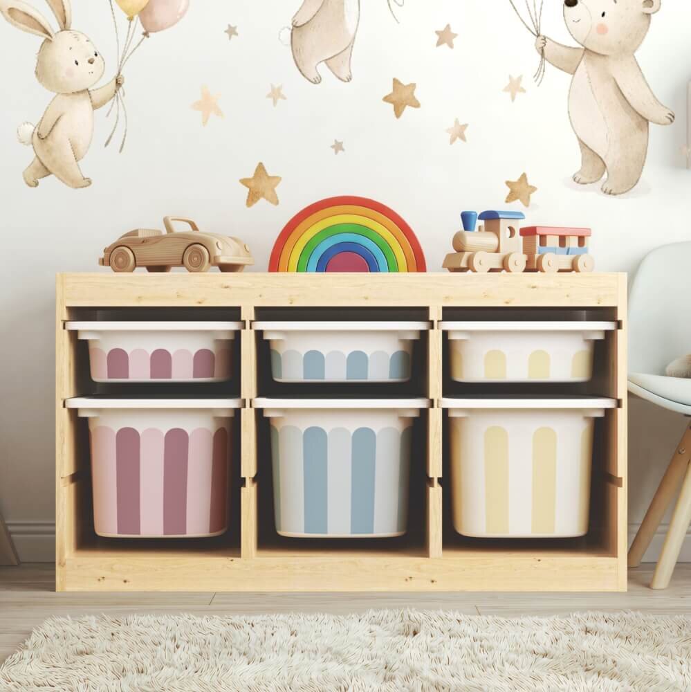INSPIO Nálepka na krabici IKEA TROFAST - Oblouky