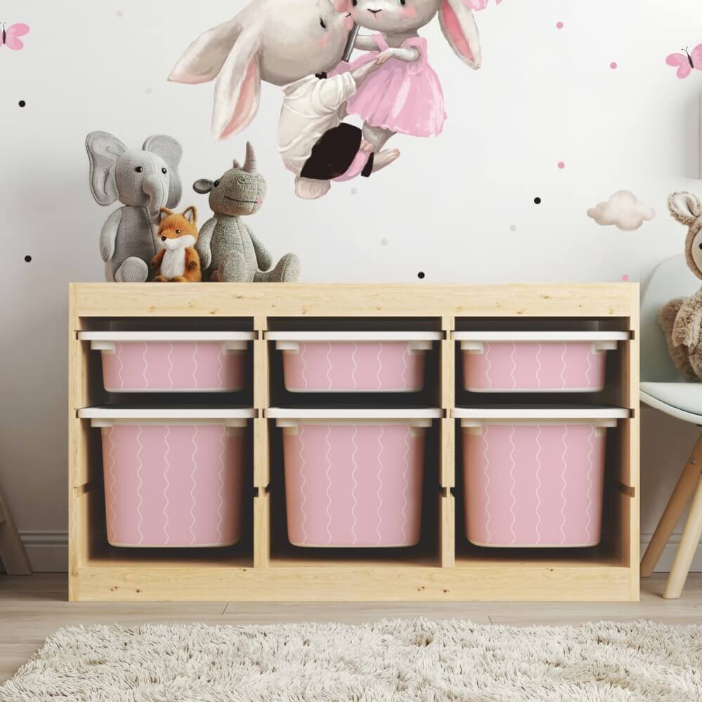 INSPIO Nálepka na krabici IKEA TROFAST - vzor Waves