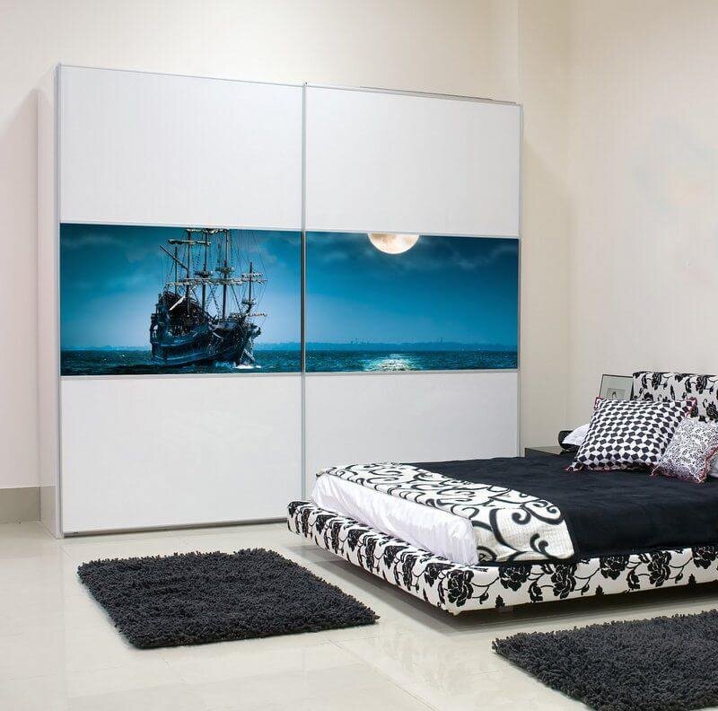 INSPIO Nálepka na skříň - Loď