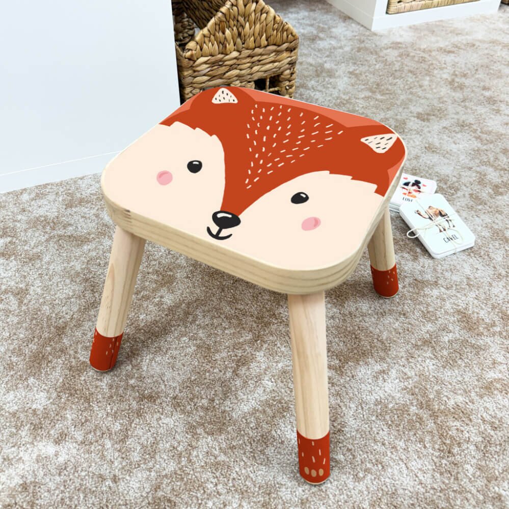 INSPIO Nálepka na židli IKEA FLISAT - Fox