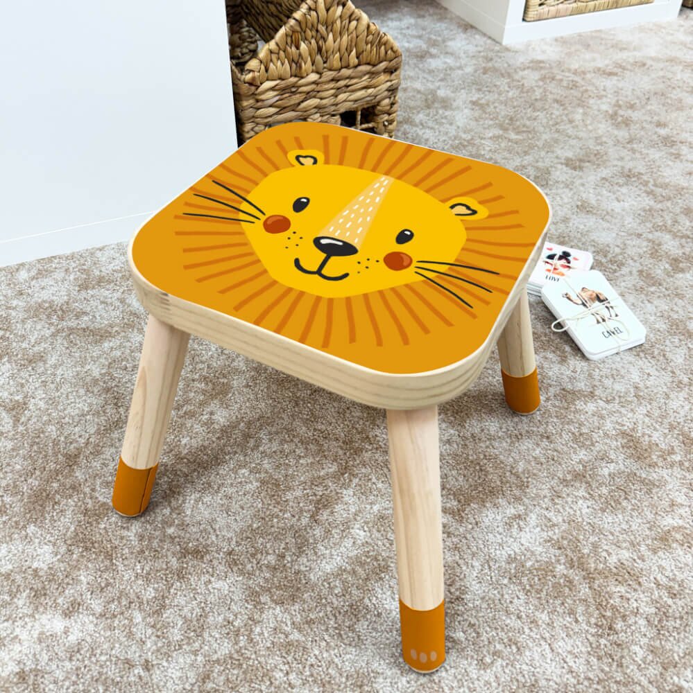 INSPIO Nálepka na židli IKEA FLISAT - Lion