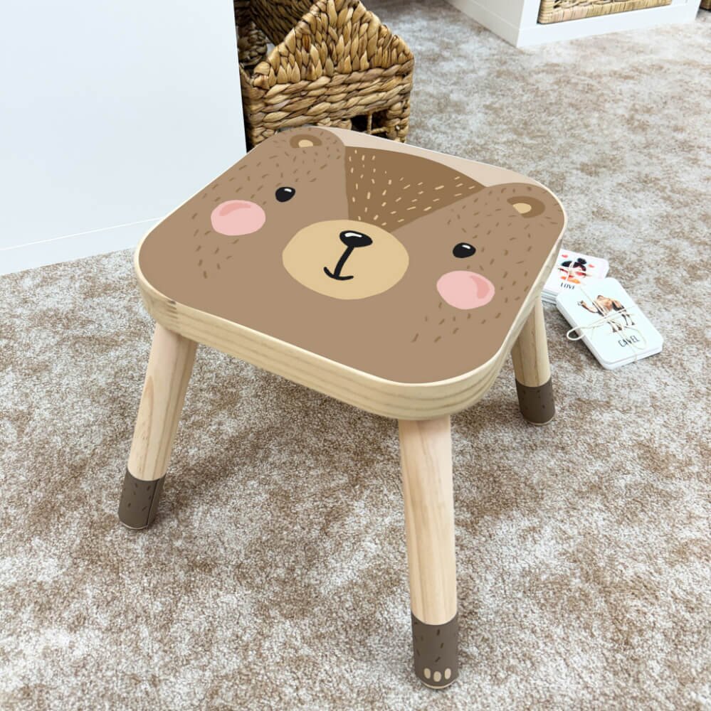 INSPIO Nálepka na židli IKEA FLISAT - Medvěd