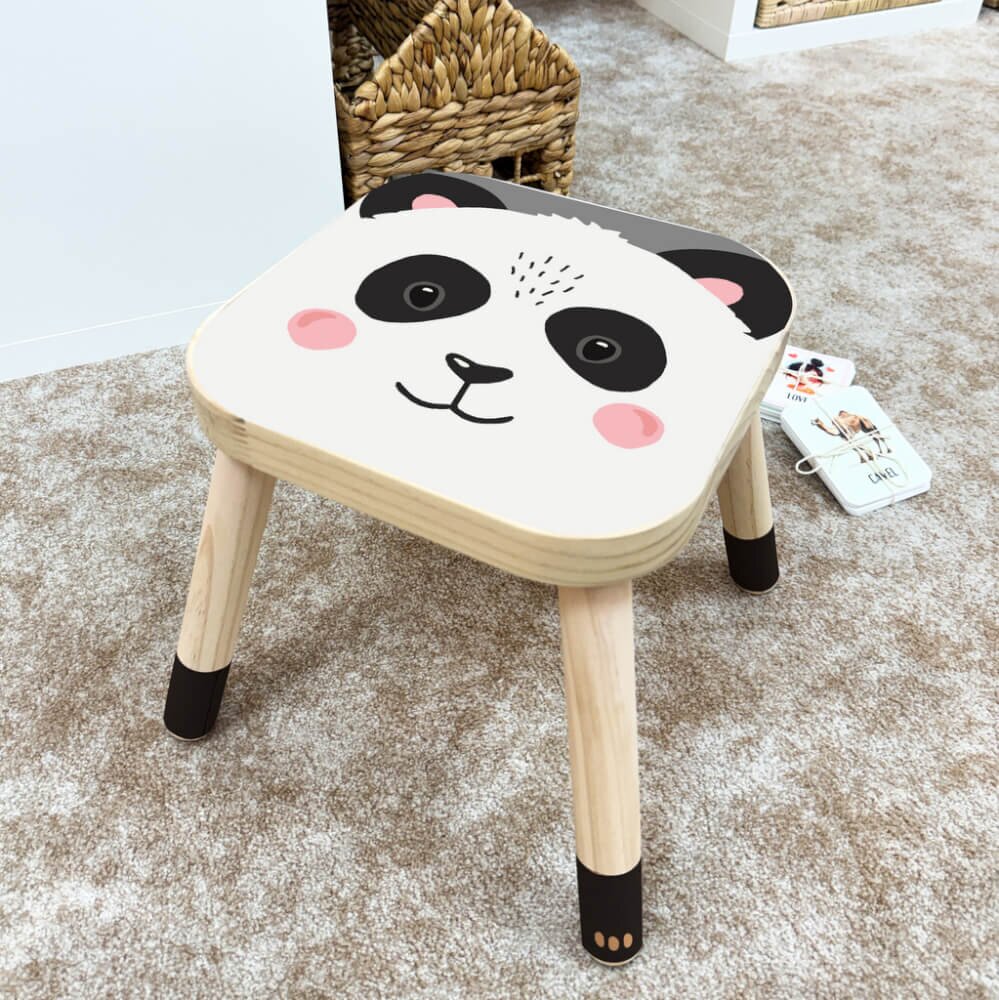 INSPIO Nálepka na židli IKEA FLISAT - Panda