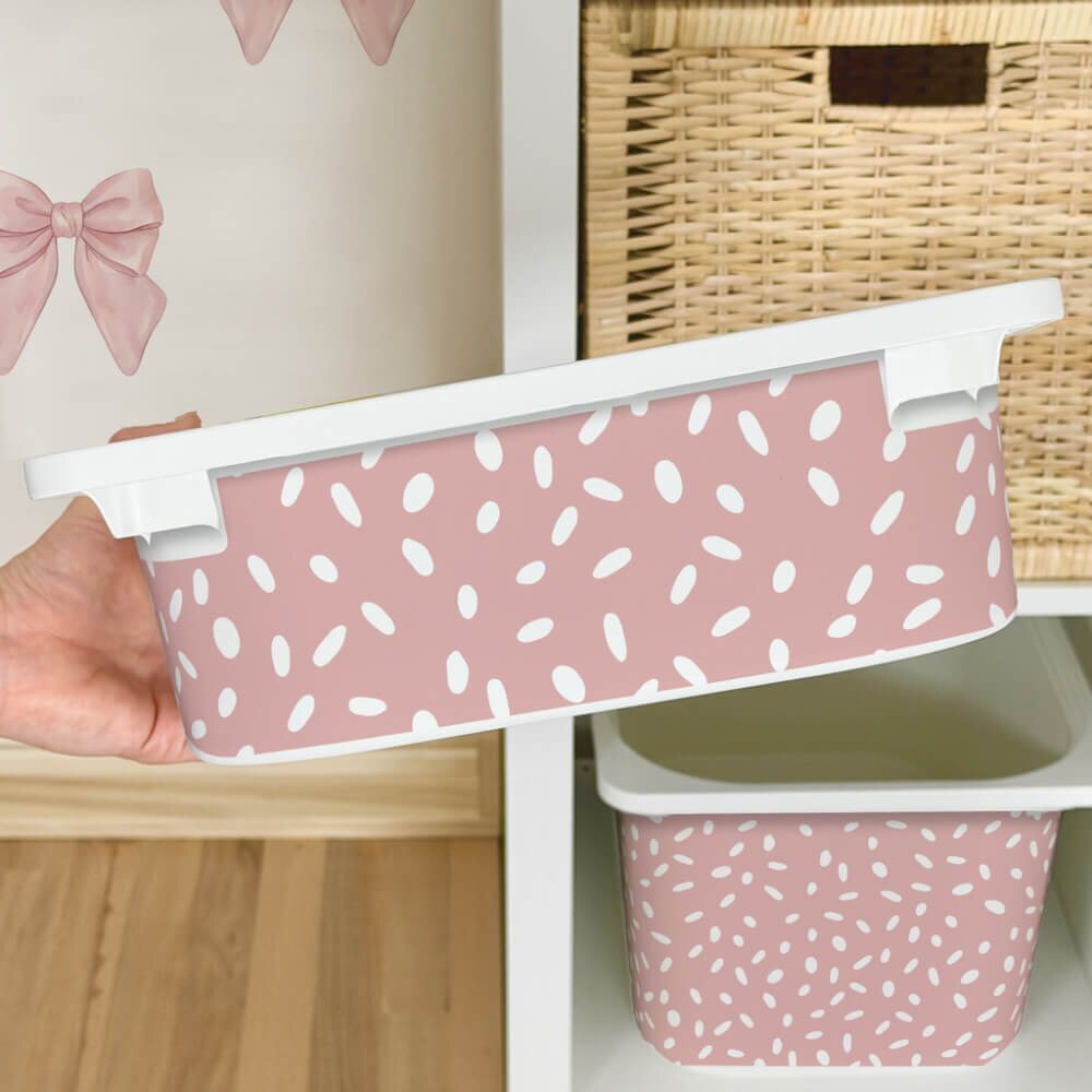 INSPIO Nálepka pro IKEA TROFAST box - Powder BOHO vzor