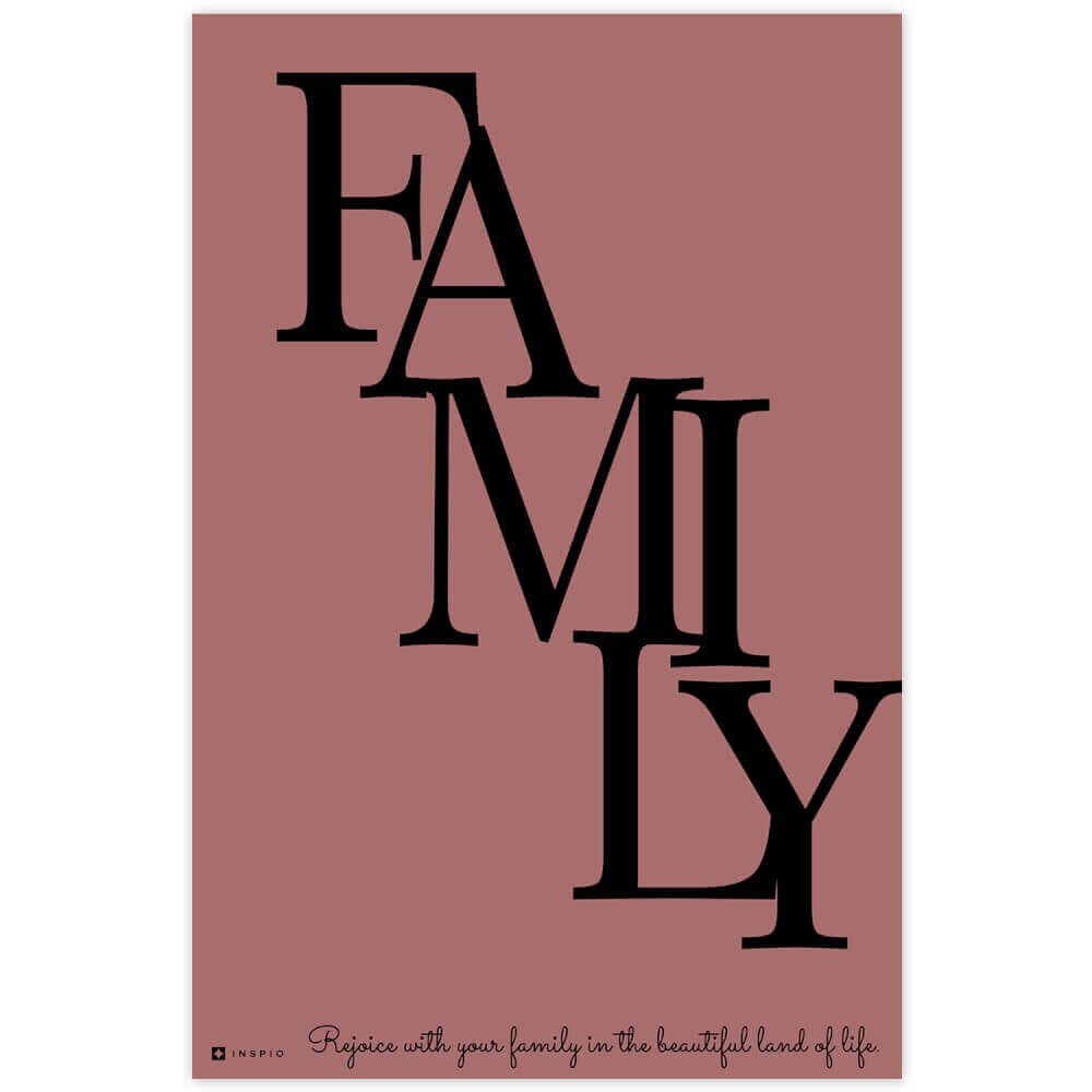 INSPIO Obraz do interiéru FAMILY