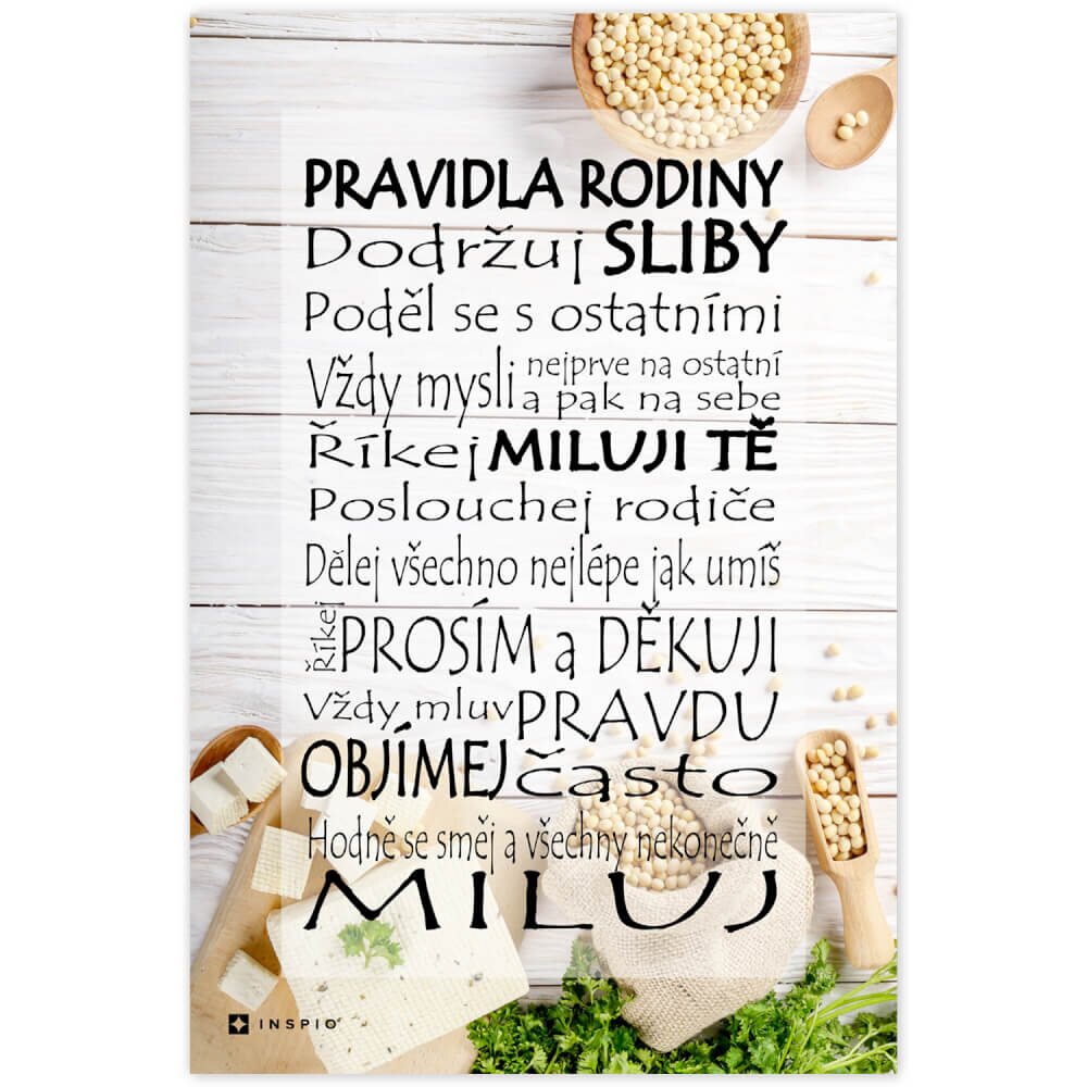 INSPIO Obraz do kuchyně - Pravidla kuchyně káva