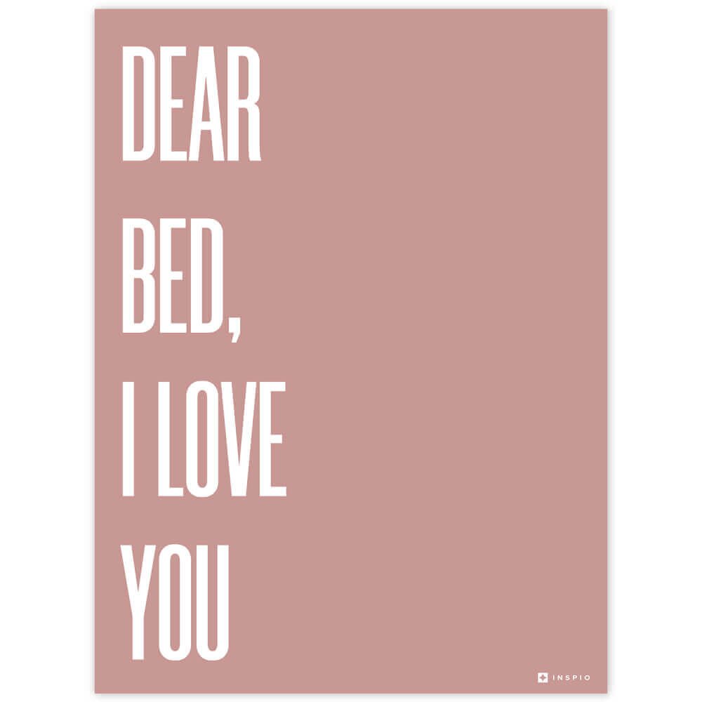 INSPIO Obraz do ložnice - Dear bed
