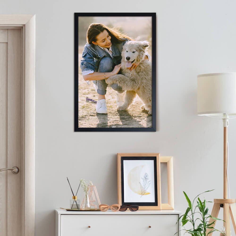 INSPIO Obraz na zeď v dřevěném rámu z vaší fotografie