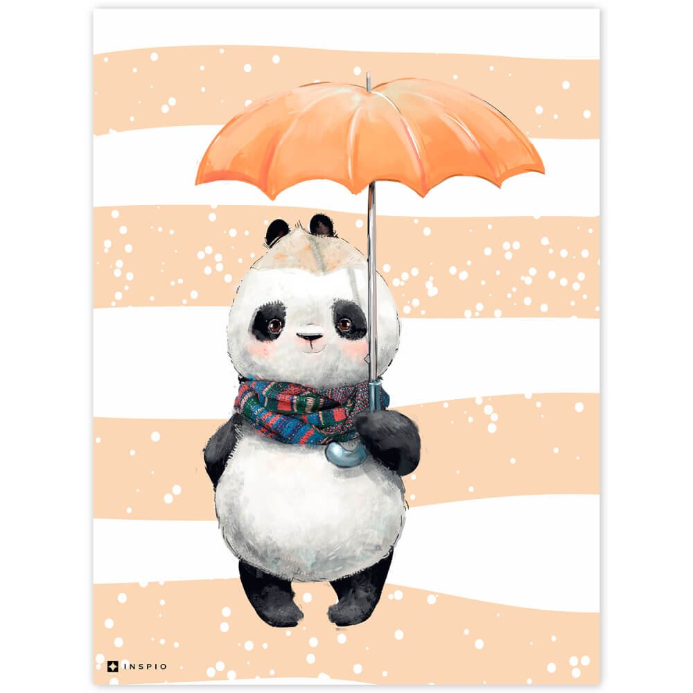 INSPIO Obrázek pandy pro děti do pokoje