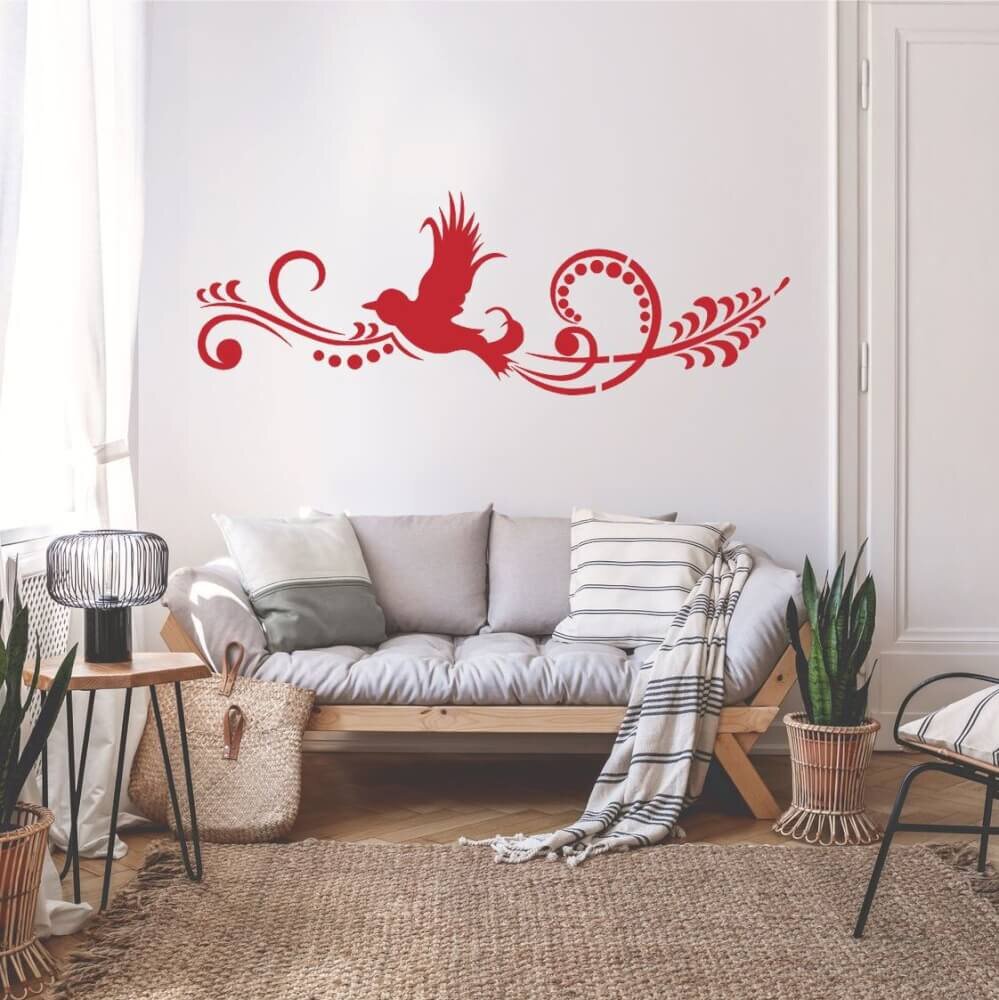 INSPIO Šablony na malování - Ptačí ornament