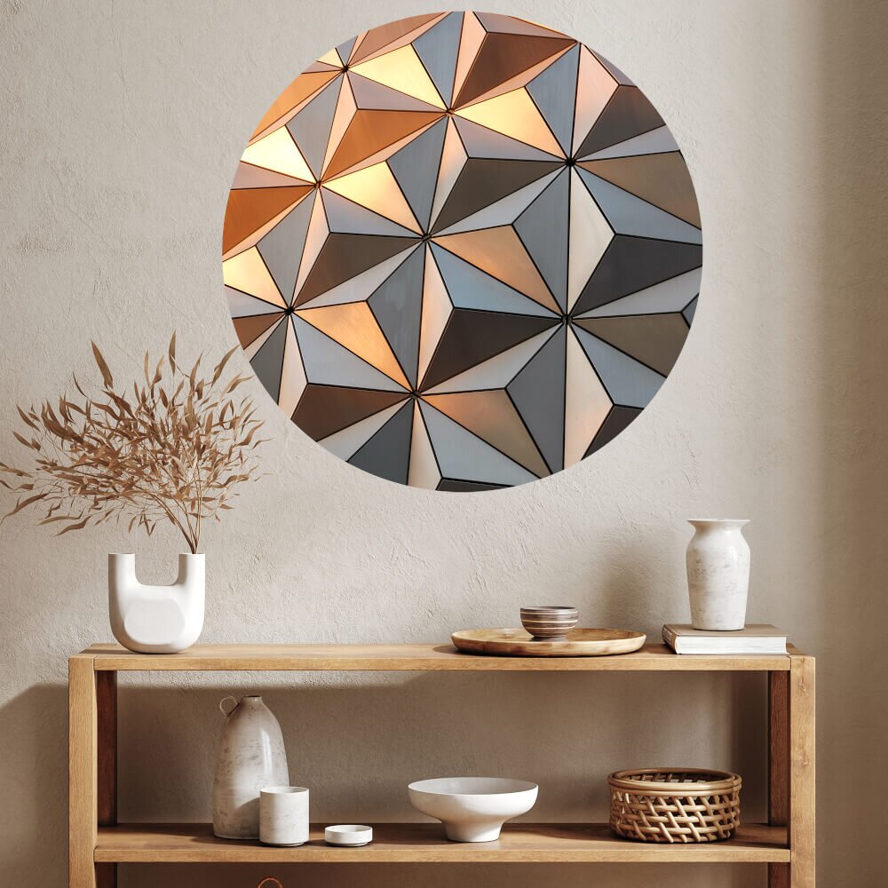 INSPIO Samolepka na zeď do kanceláře - Geometrické tvary