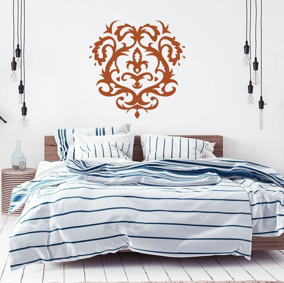 INSPIO Samolepka na zeď - Ornament do ložnice