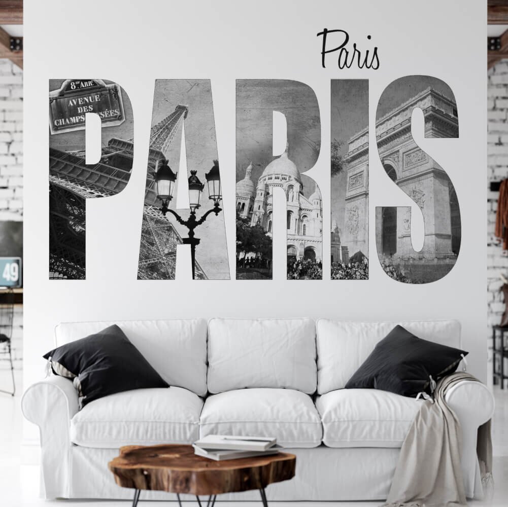 INSPIO Samolepka na zeď - Paris