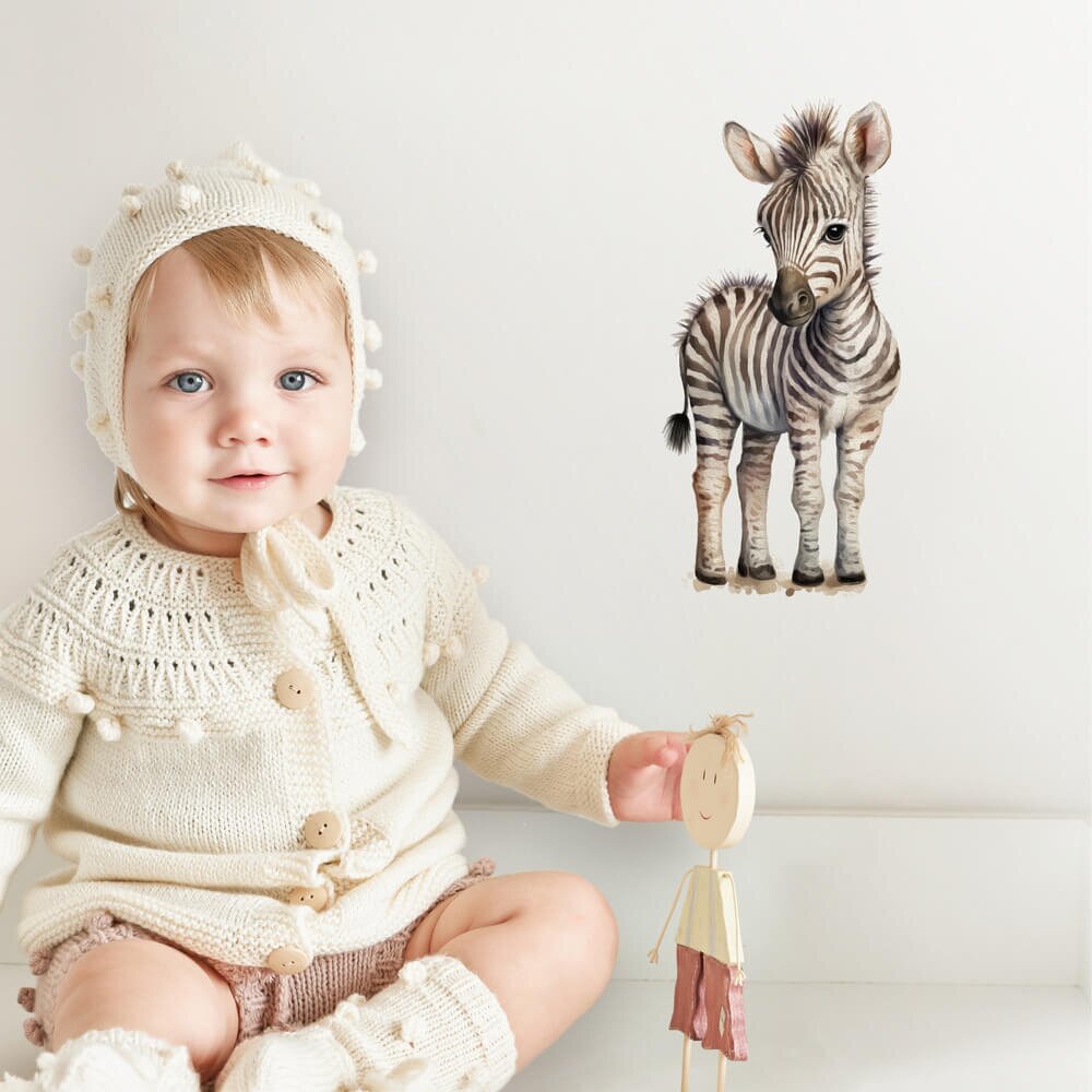 INSPIO Samolepka na zeď - Zebra