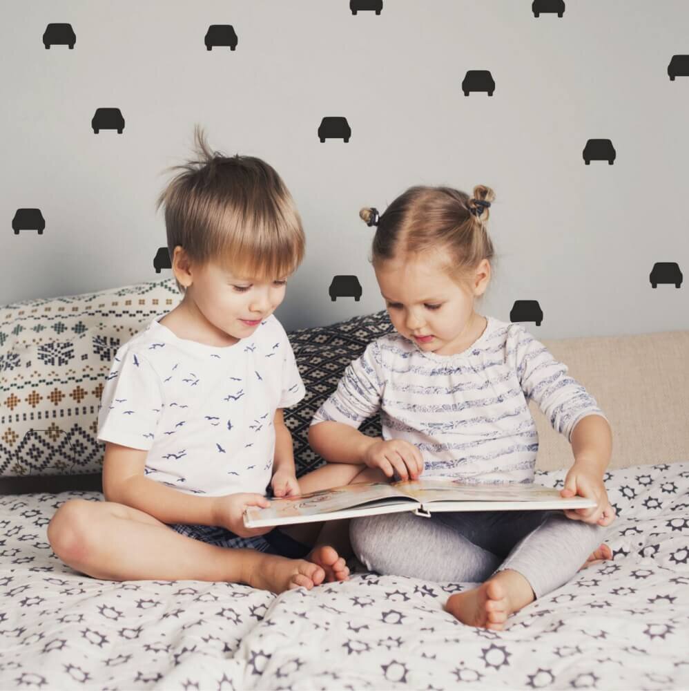 INSPIO Samolepky na zeď - Autíčka ve vlastní barvě
