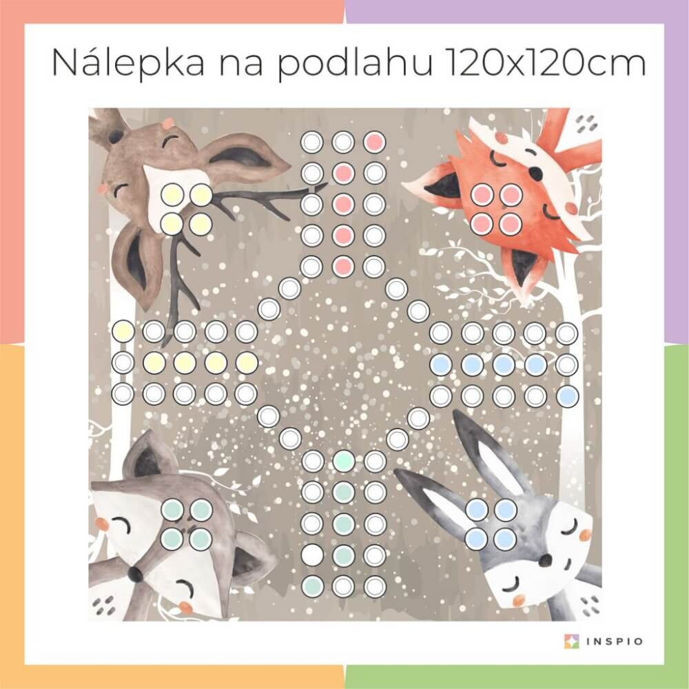 INSPIO Samolepky na zem - Člověče nezlob se