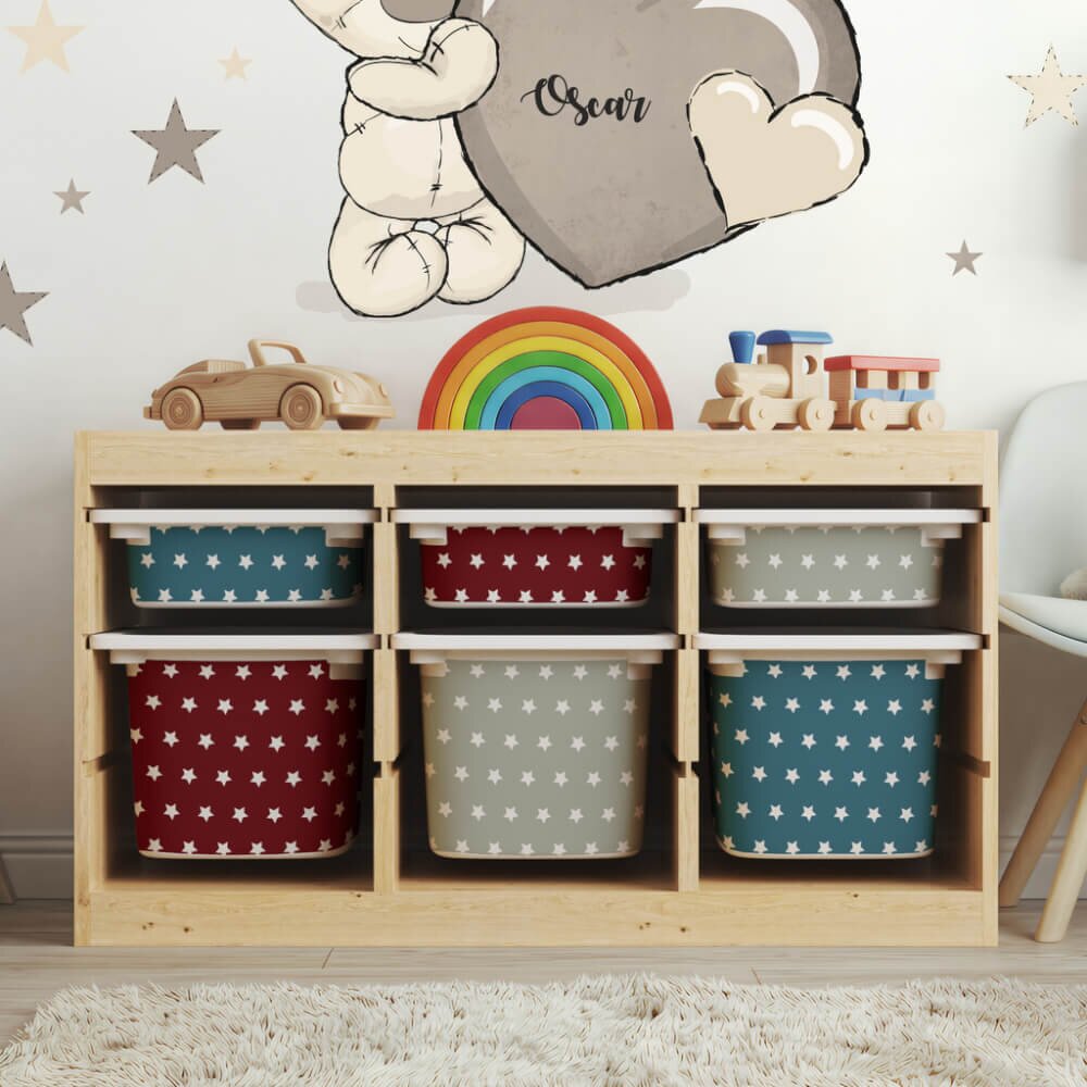 INSPIO Samolepky pro IKEA TROFAST box - Hvězdy