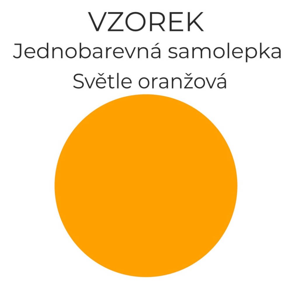 INSPIO Vzorek 3214 - Světle oranžová