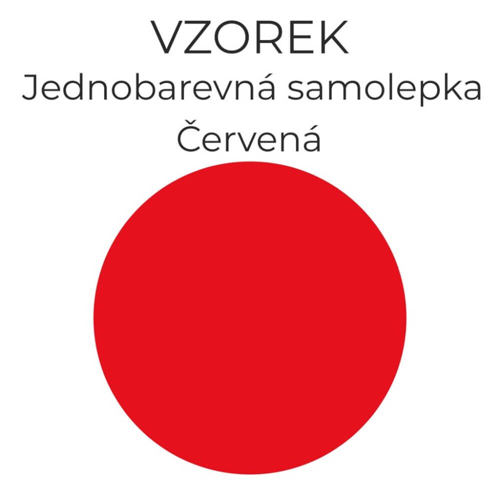 INSPIO Vzorek 3319 - Červená