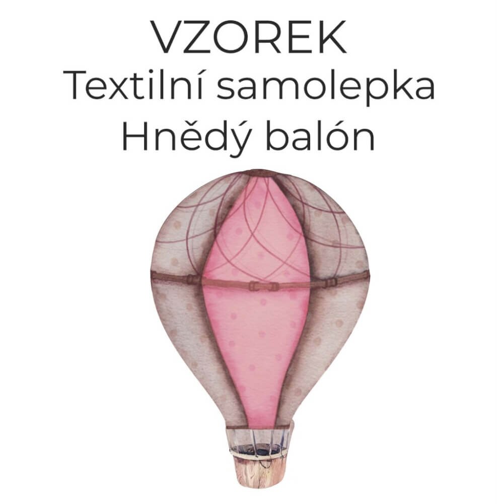 INSPIO Vzorek - Hnědý balón