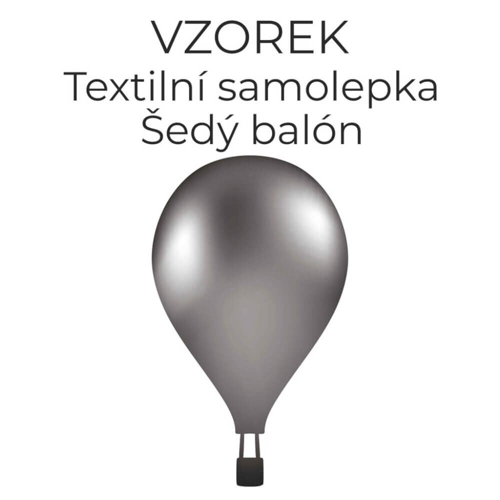 INSPIO Vzorek - Šedý balón