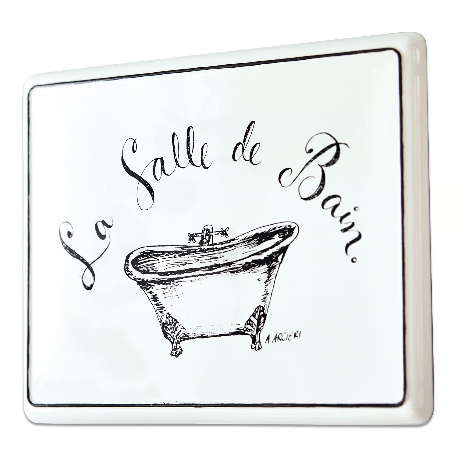 LOBERON Dekorace – cedulka La salle de bain