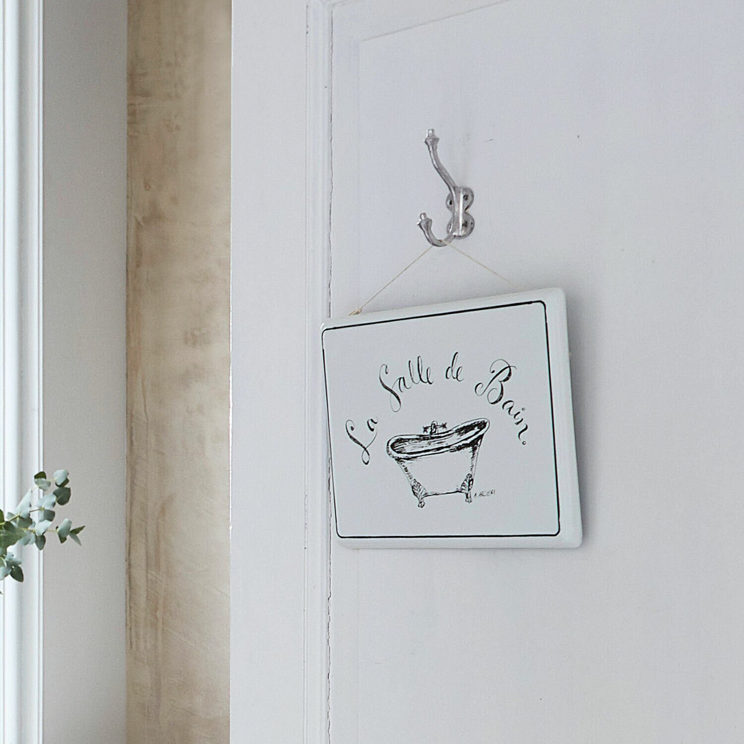 LOBERON Dekorace – cedulka La salle de bain