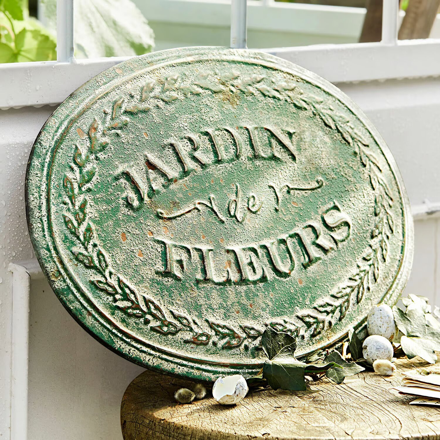 LOBERON Dekorační cedule Jardin de Fleurs