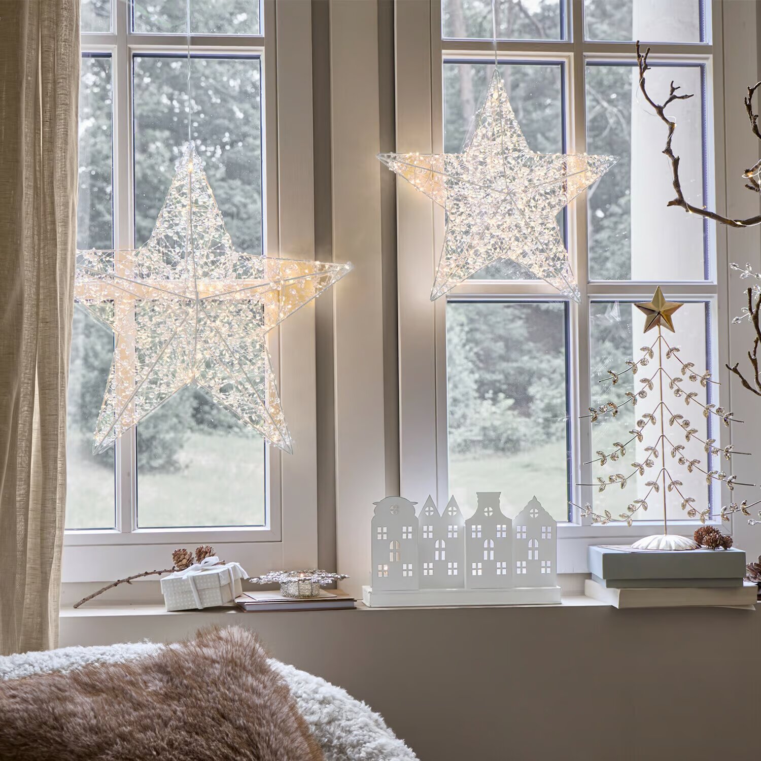 LOBERON LED hvězdy 2dílná sada Brightens