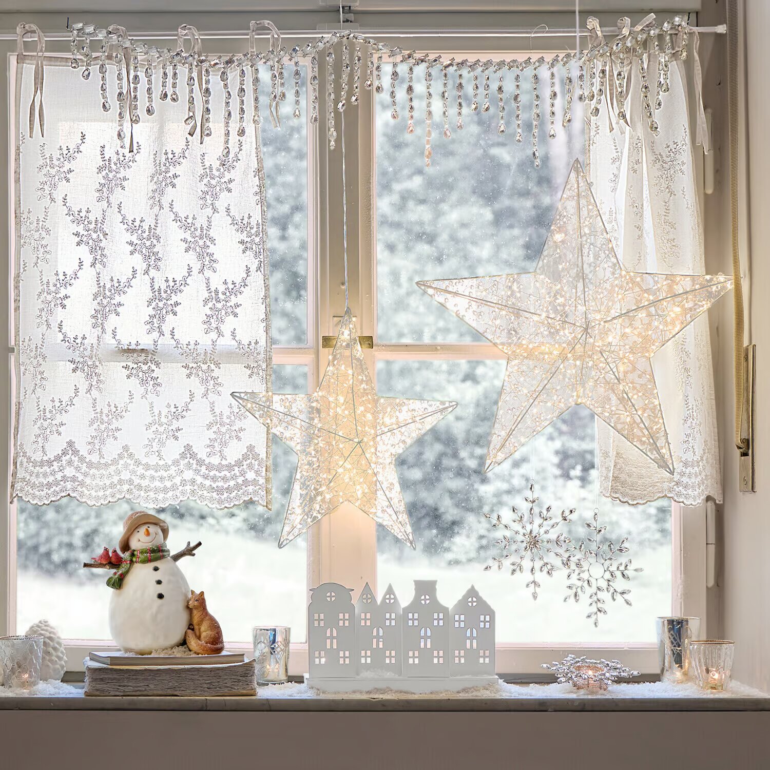 LOBERON LED hvězdy 2dílná sada Brightens