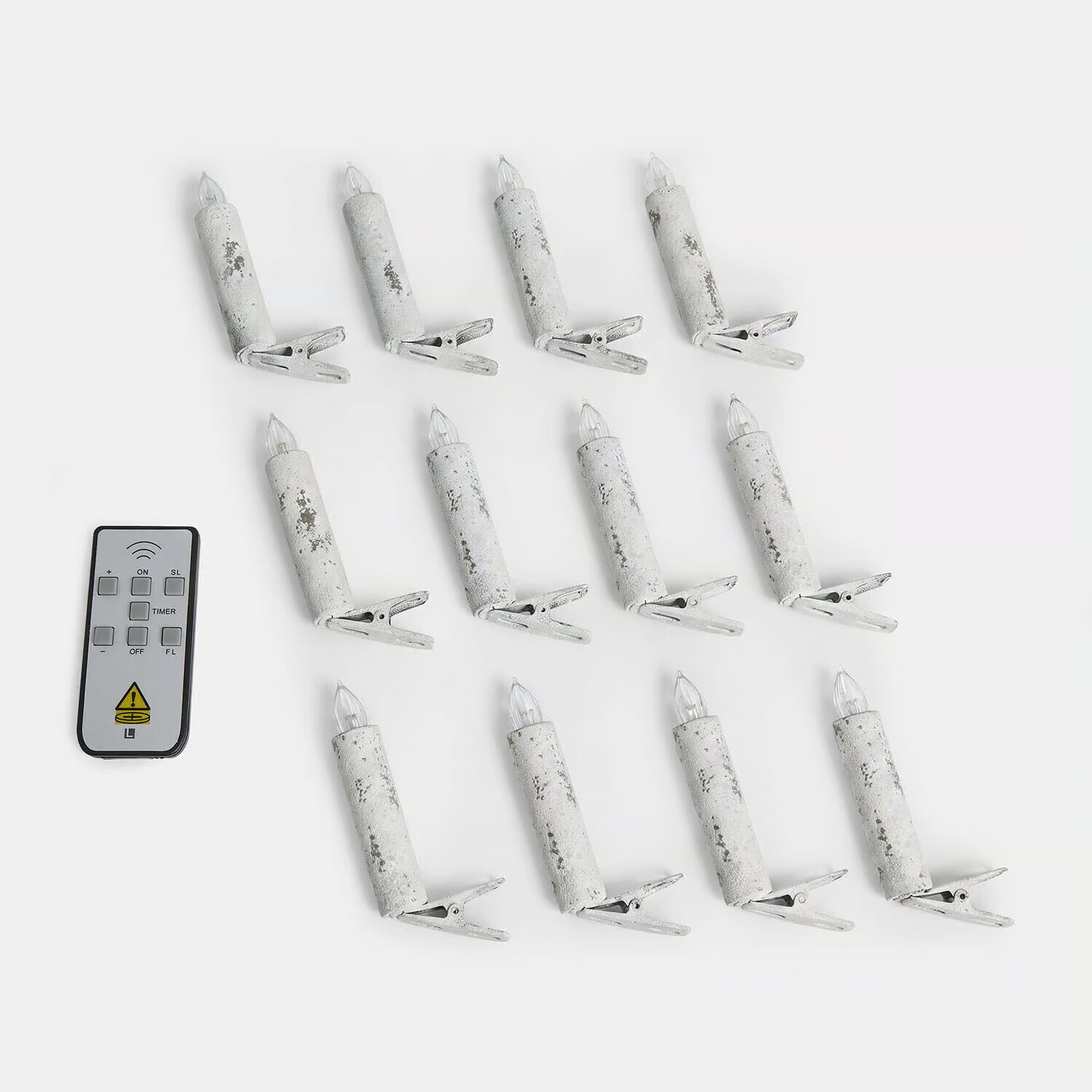 LOBERON LED svíčky na stromek 12dílná sada Thorivelle