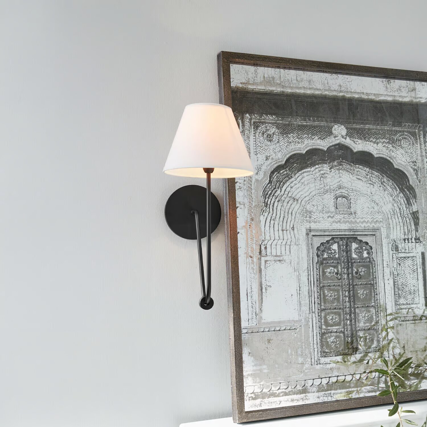 LOBERON Nástěnná lampa Lustre