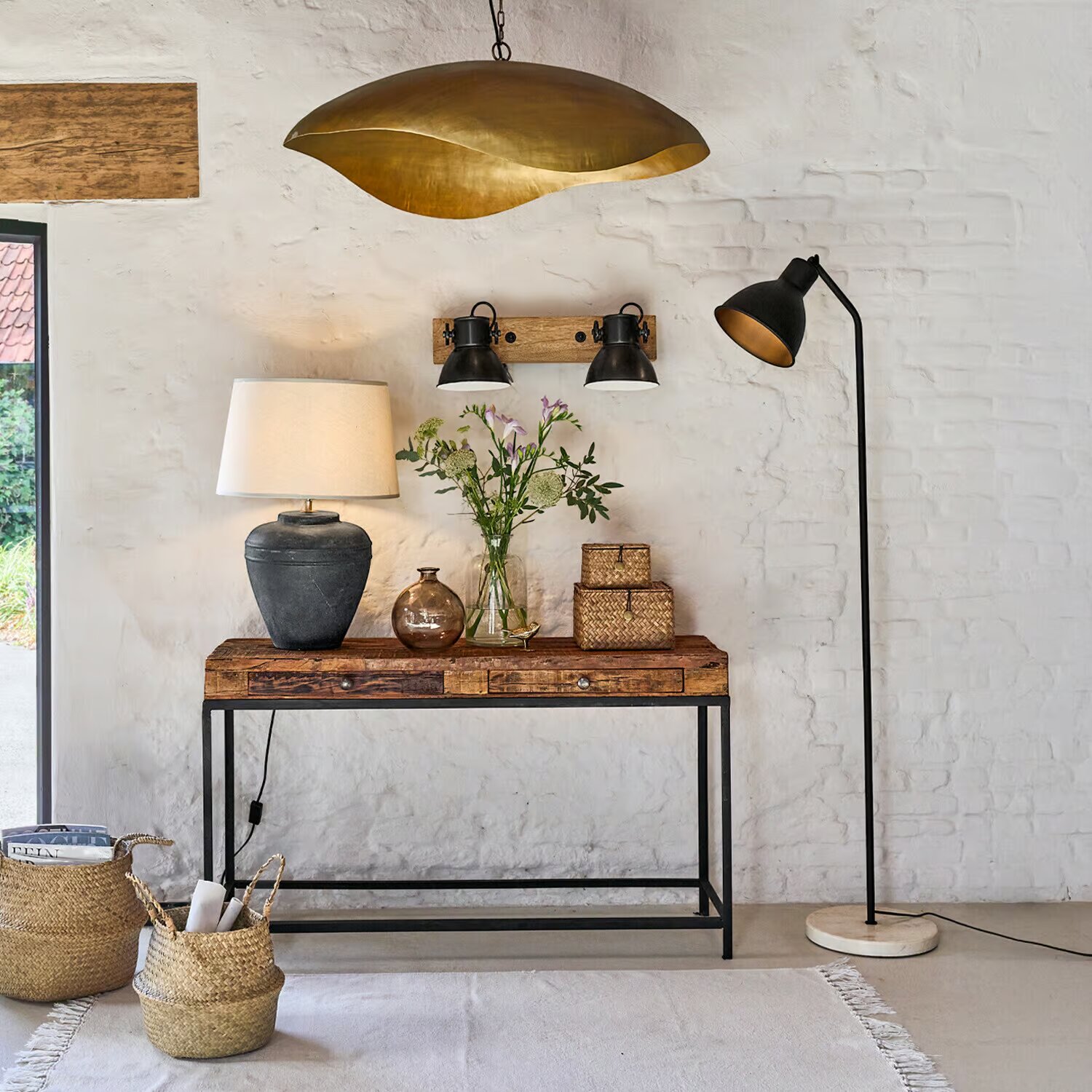LOBERON Nástěnná lampa Périgné