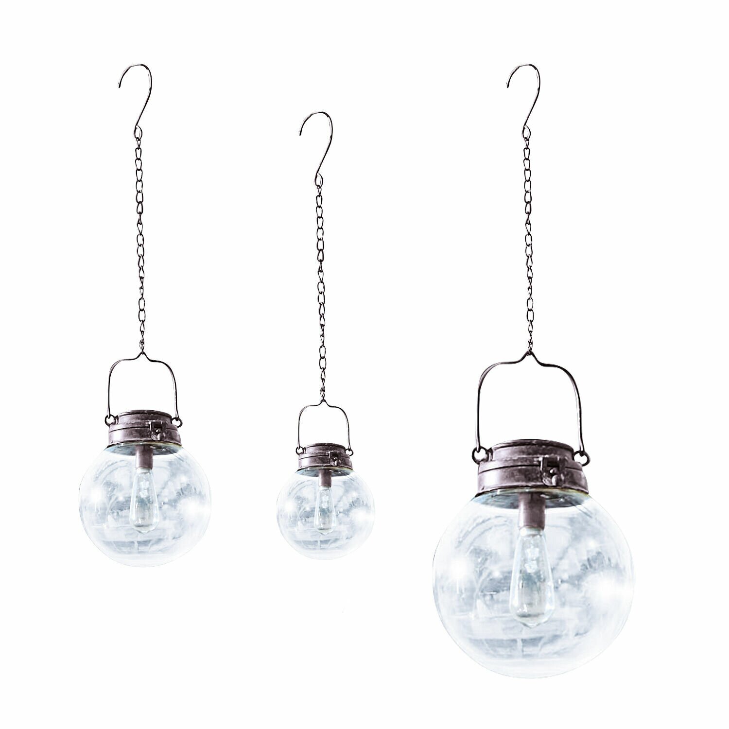 LOBERON Solární lampa 3dílná sada Celare