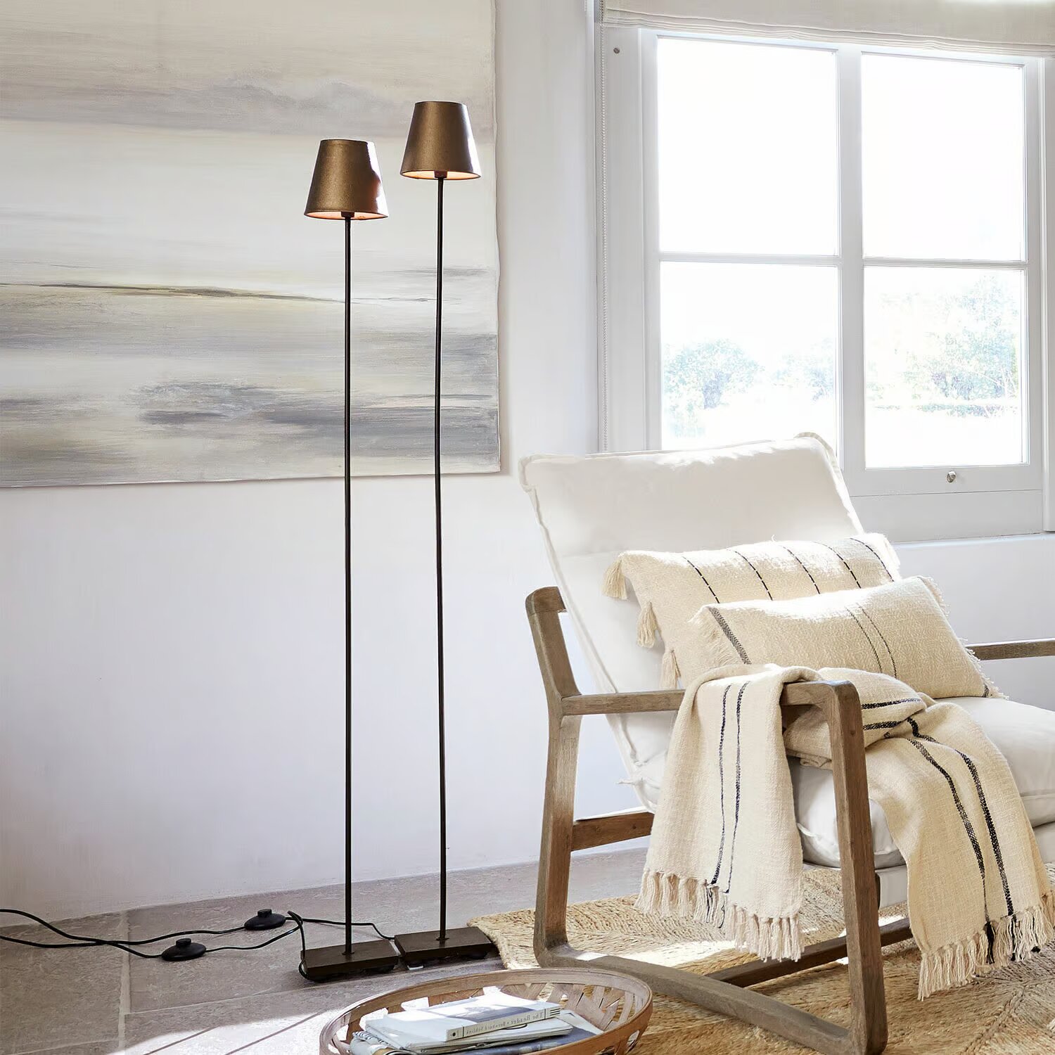 LOBERON Stojací lampa 2dílná sada Tacoma