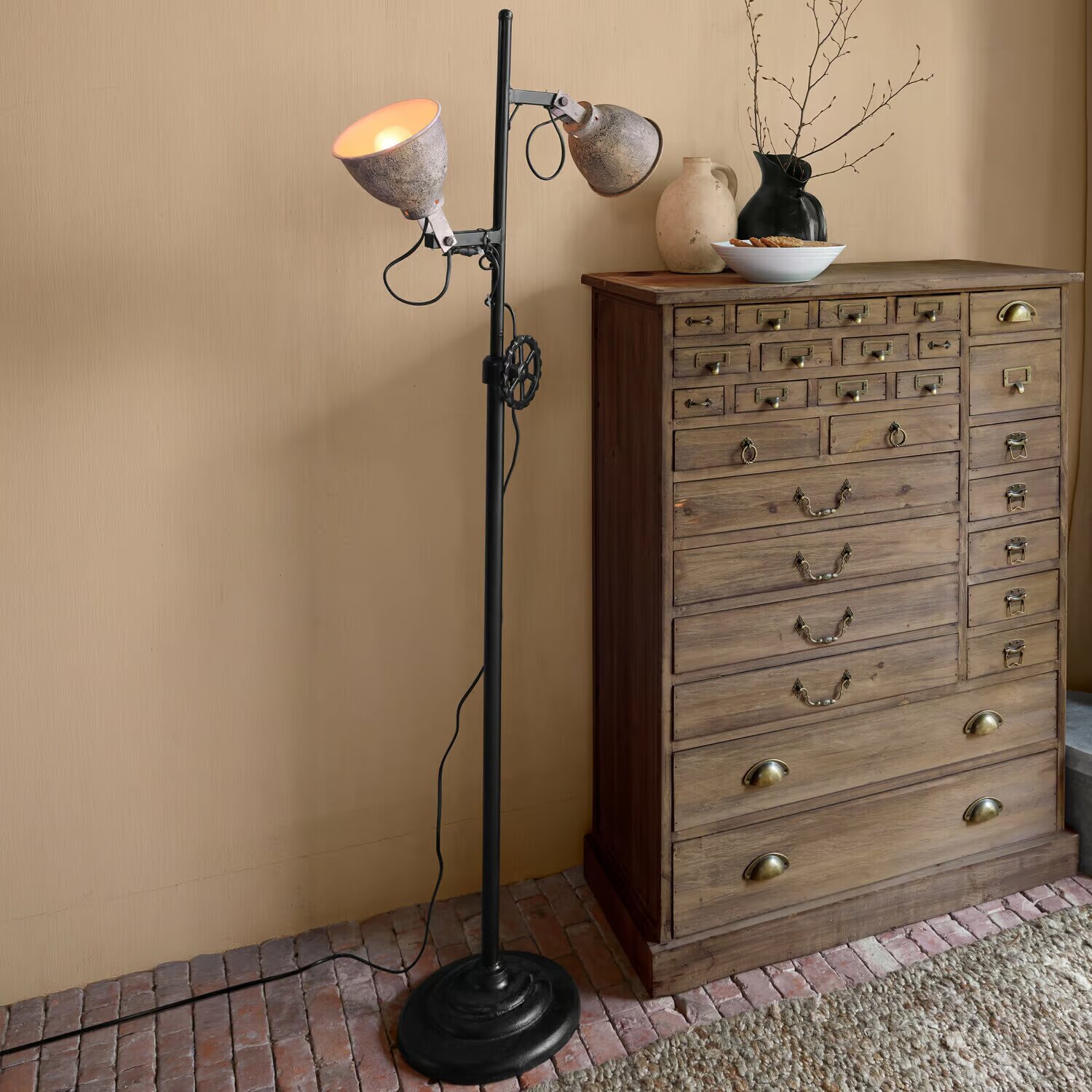 LOBERON Stojací lampa Fenric