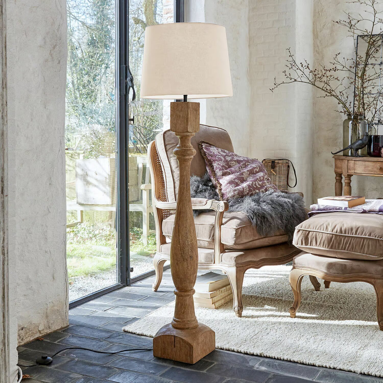 LOBERON Stojací lampa Fernisto