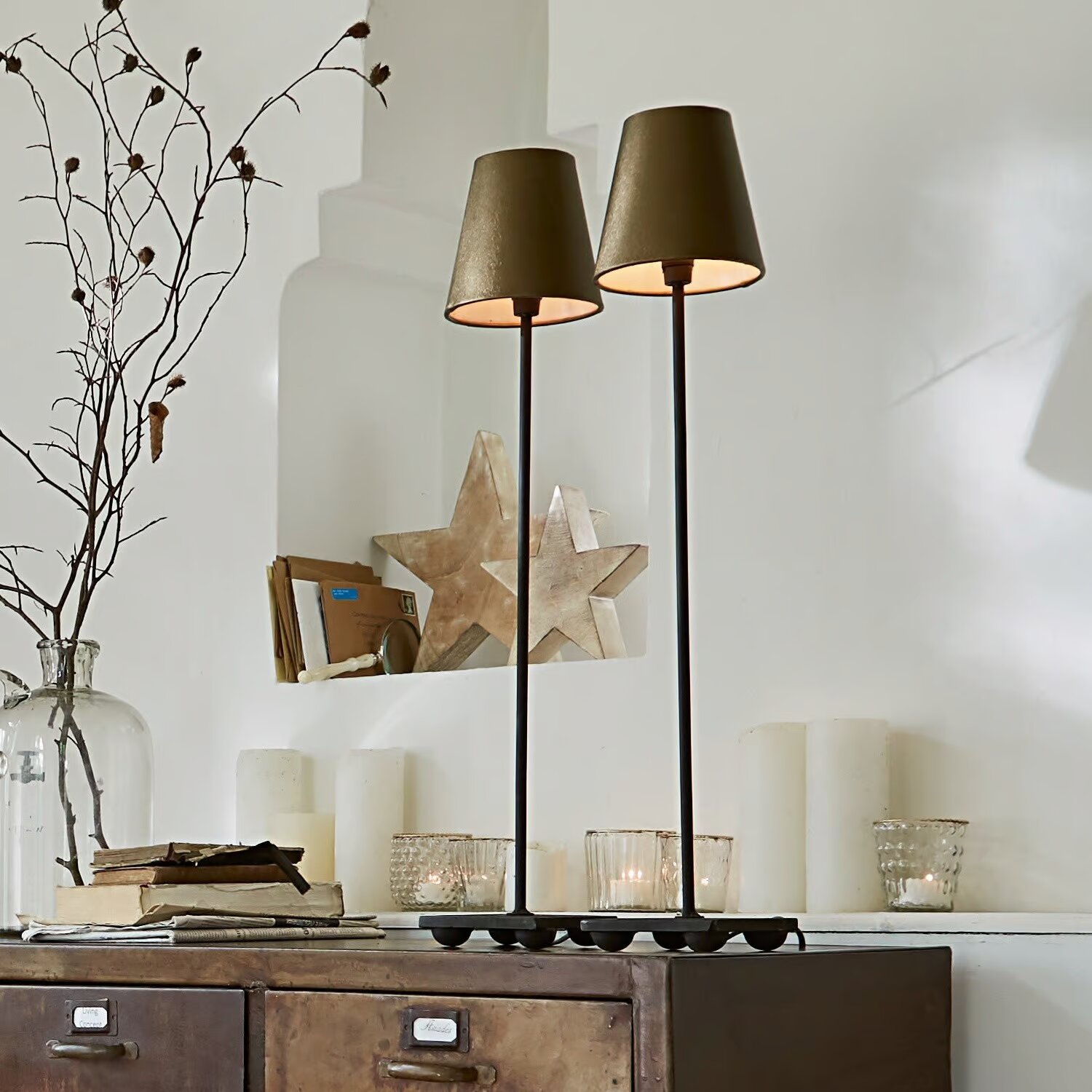 LOBERON Stolní lampa 2dílná sada Filia