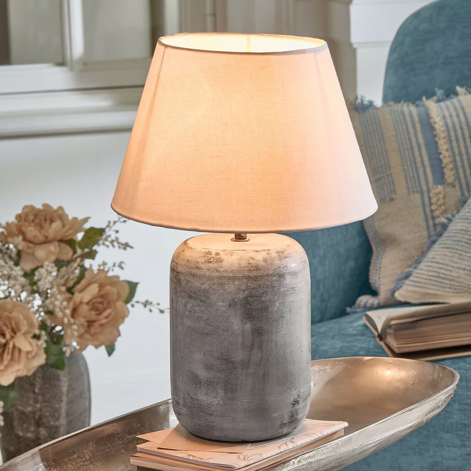 LOBERON Stolní lampa Ciel d'Opale