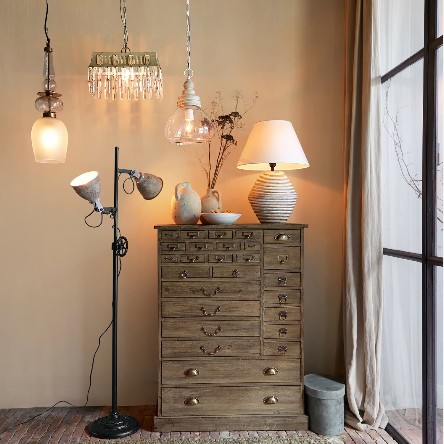 LOBERON Stolní lampa Landelin