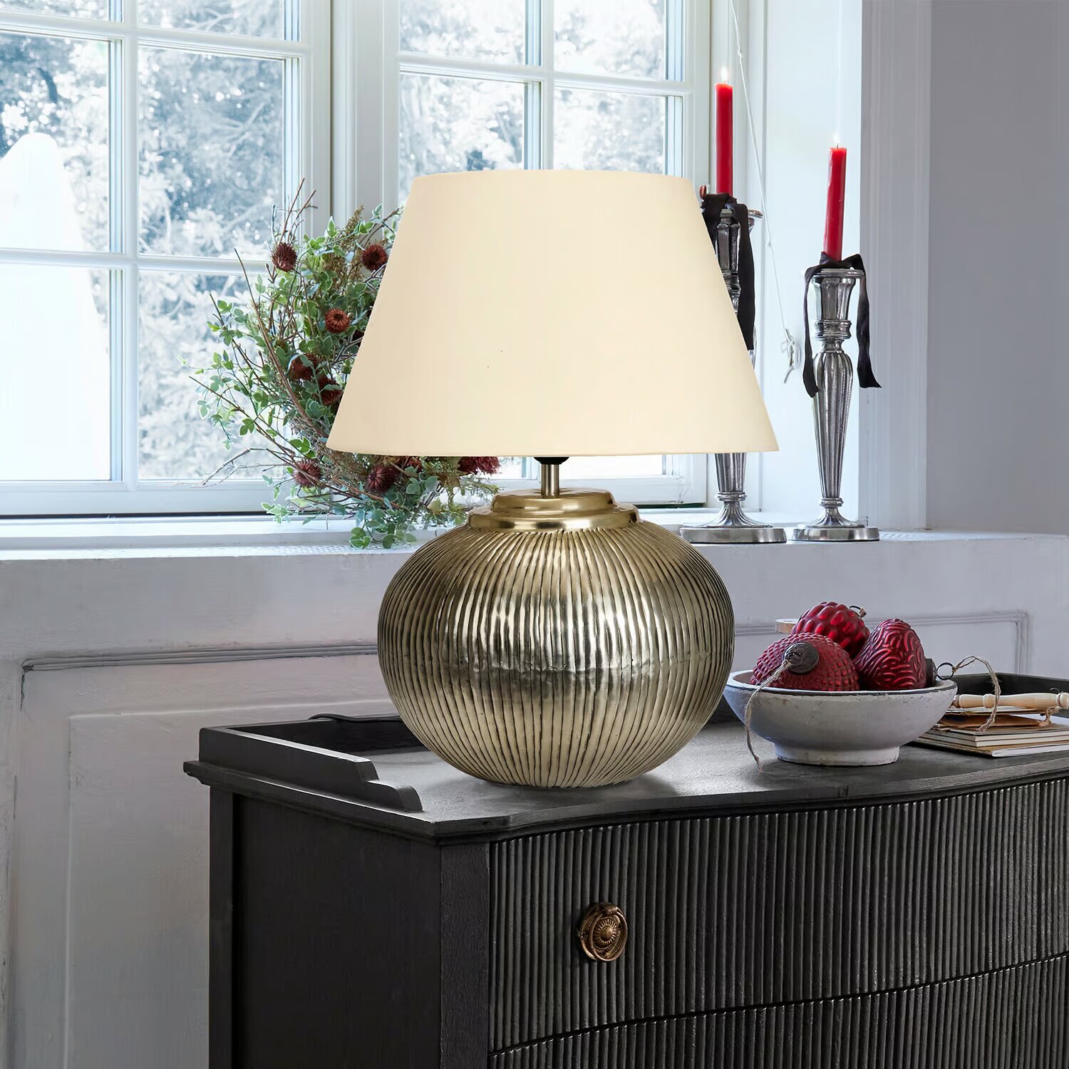 LOBERON Stolní lampa Rosélune