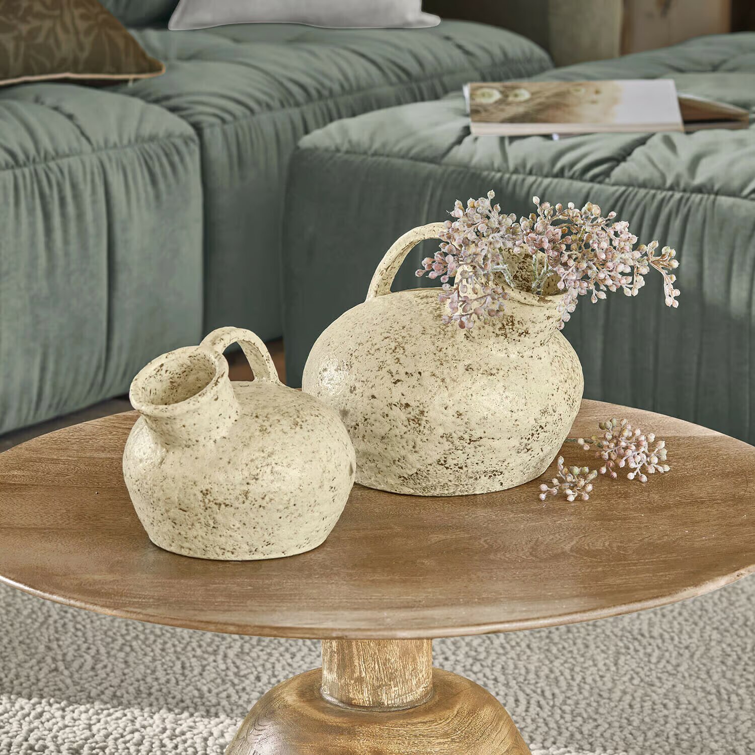 LOBERON Vase 2er Set Gravière