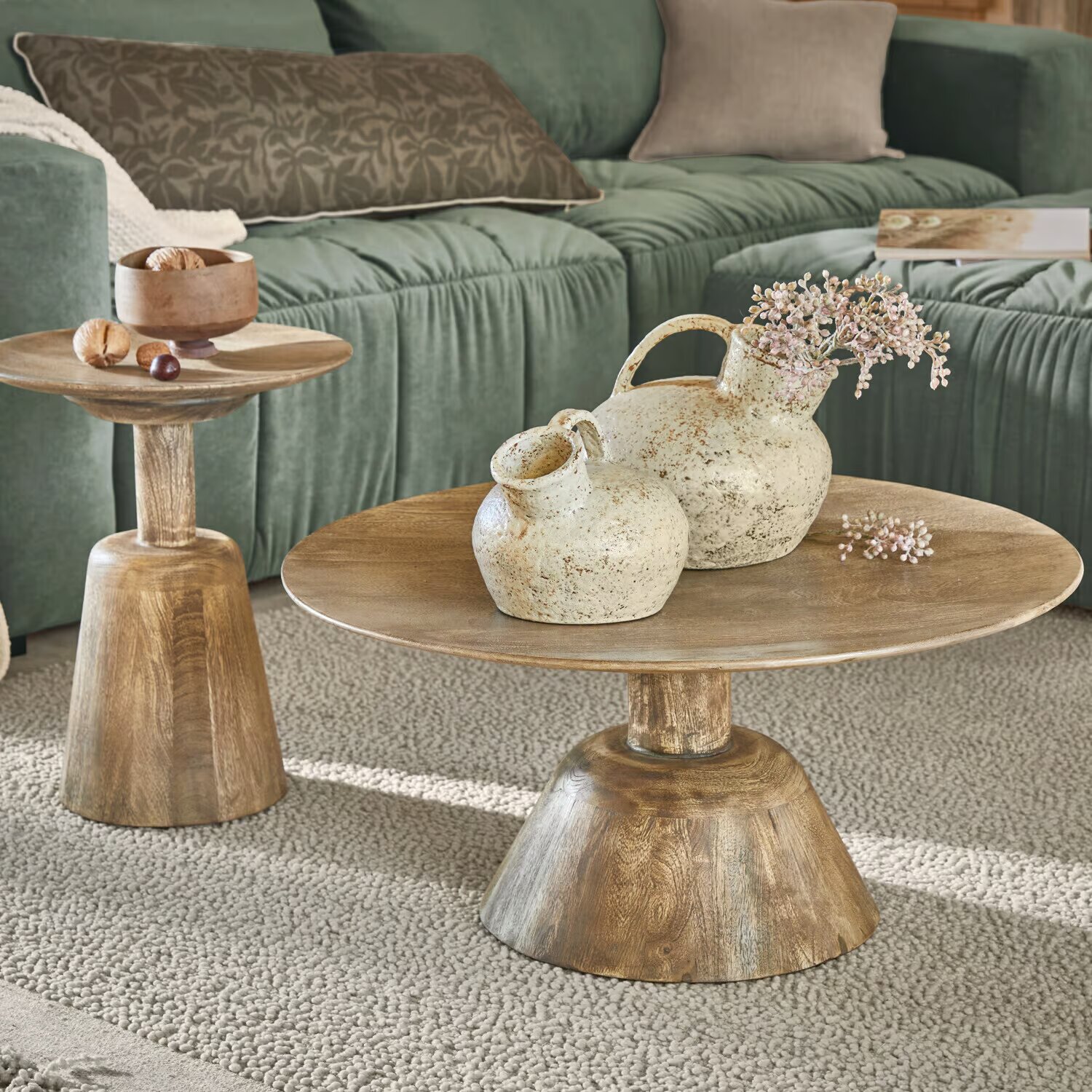 LOBERON Vase 2er Set Gravière